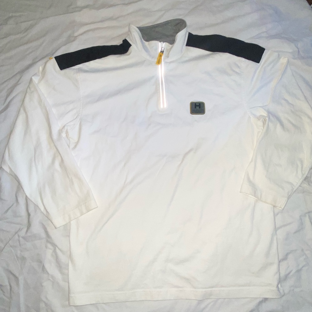 White Vintage Tommy Athletics sweater size XXL